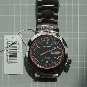 ISSEY MIYAKE Men's W Japanese-Automatic Watch with Stainless-Steel Strap